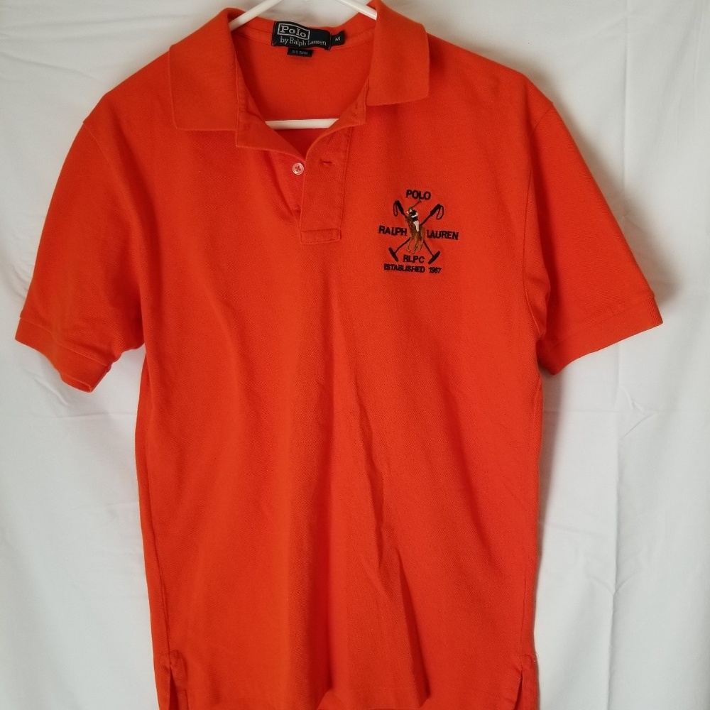Orange Polo by Ralph Lauren size m